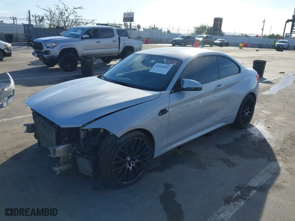 2021 BMW M2 Competition with VIN WBS2U7C00M7G44575, listed as a IAAI auction lot 41602801 with 17,453 mi miles. Bid and sale history available at carsss.com. Image 18.