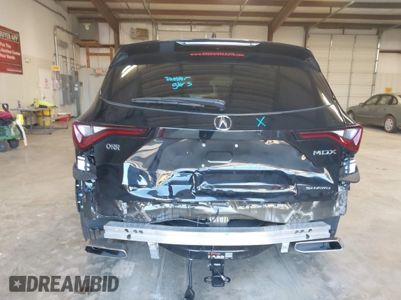 2025 Acura MDX Technology с VIN 5J8YE1H42SL016852, выставлен на аукционе IAAI как лот 41719580 с пробегом 3 460 миль миль и . История ставок и продаж доступна на DreamBid. Изображение 17.