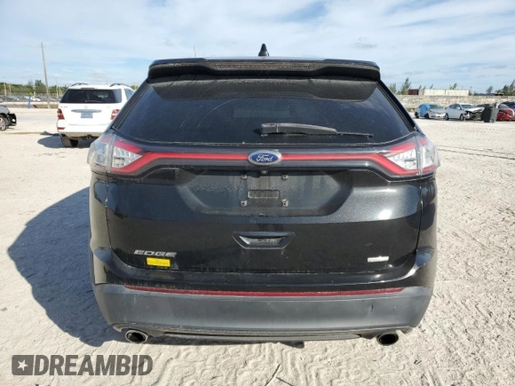 2015 Ford Edge SE with VIN 2FMTK3G95FBC42587, listed as a Copart auction lot 61586835 with 95,353 mi miles and Salvage title. Bid and sale history available at DreamBid. Image 6.