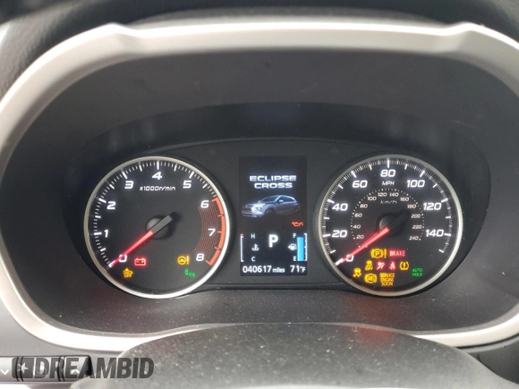 2022 Mitsubishi Eclipse Cross SE with VIN JA4ASWAA8NZ050022, listed as a Copart auction lot 79305314 with 40,617 mi miles and Salvage title. Bid and sale history available at DreamBid. Image 9.