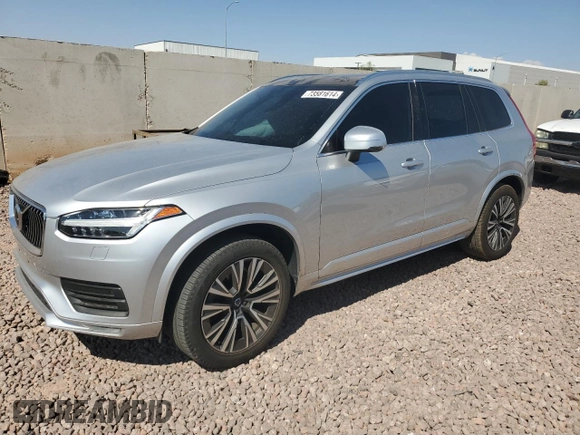 2021 Volvo XC90 Momentum z VIN YV4102CK1M1687063, wystawiony jako Copart lot #73581614 z przebiegiem 34 218 mil mil oraz Szkoda całkowita • Salvage title. Historia ofert i sprzedaży dostępna na DreamBid. Obrazek 1.