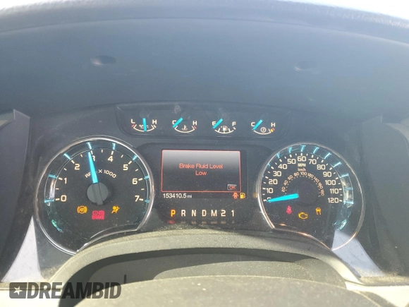 2014 Ford F-150 XL with VIN 1FTFW1ETXEKD01260, listed as a Copart auction lot 55203685 with 153,410 mi miles and Salvage title. Bid and sale history available at DreamBid. Image 9.