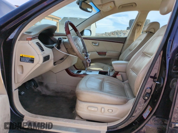 2006 Hyundai Azera SE with VIN KMHFC46F36A057974, listed as a Copart auction lot 52179905 with 142,391 mi miles and Salvage Title. Bid and sale history available at DreamBid. Image 7.