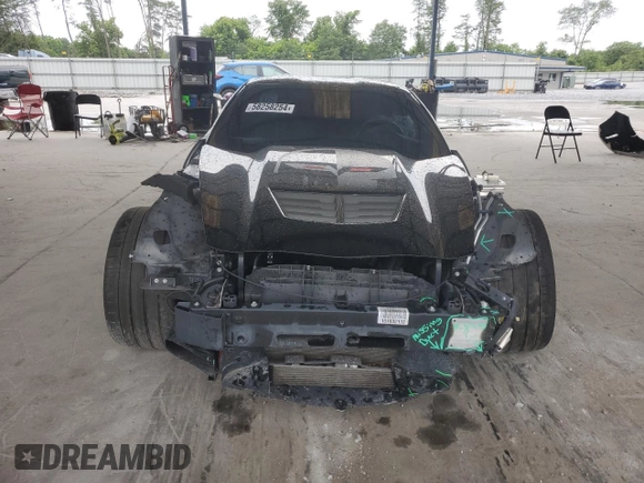 2015 Chevrolet Corvette Z06 3LZ with VIN 1G1YU2D69F5607553, listed as a Copart auction lot 58258254 with 0 mi miles and Salvage Title. Bid and sale history available at carsss.com. Image 5.