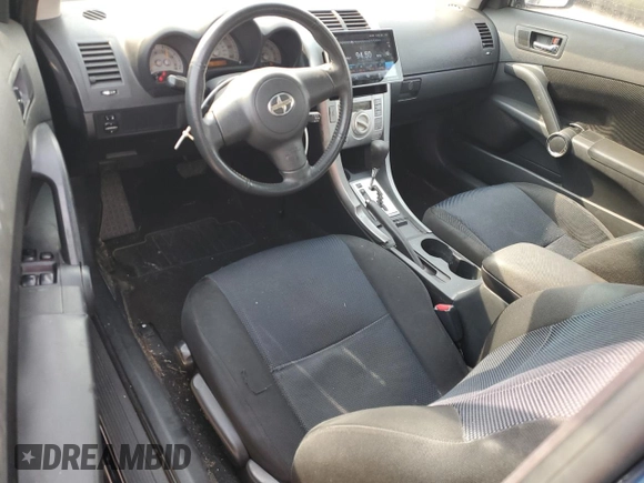2005 Scion tC with VIN JTKDE177450043414, listed as a Copart auction lot 45733675 with 297,528 mi miles and Salvage Title. Bid and sale history available at carsss.com. Image 8.