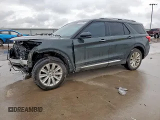 2023 Ford Explorer Limited with VIN 1FMSK7FH6PGB51592, listed as a Copart auction lot 60723935 with 42,608 mi miles and Salvage title. Bid and sale history available at DreamBid. Image 1.