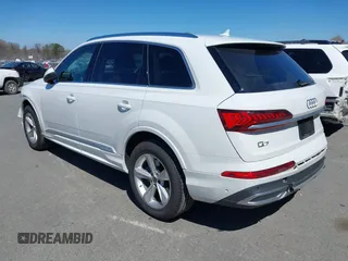 2023 Audi Q7 Premium Plus with VIN WA1LCBF72PD031042, listed as a IAAI auction lot 41825855 with 28,869 mi miles and . Bid and sale history available at DreamBid. Image 3.