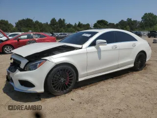 2016 Mercedes-Benz CLS 400 with VIN WDDLJ6HB6GA160574, listed as a Copart auction lot 59804395 with 54,356 mi miles and Salvage title. Bid and sale history available at DreamBid. Image 1.
