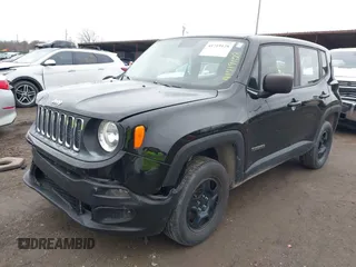 2017 Jeep Renegade Sport with VIN ZACCJBAB6HPG43142, listed as a IAAI auction lot 41719128 with 127,088 mi miles and . Bid and sale history available at carsss.com. Image 17.