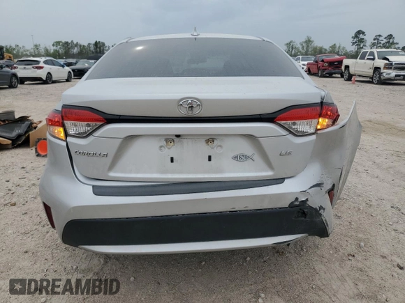 2021 Toyota Corolla LE with VIN 5YFEPMAE0MP162841, listed as a Copart auction lot 50731085 with 79,004 mi miles and Salvage Title. Bid and sale history available at DreamBid. Image 6.