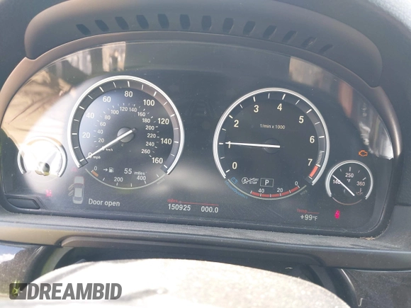 2013 BMW 5 Series 528i xDrive with VIN WBAXH5C53DD114310, listed as a IAAI auction lot 42824239 with 150,925 mi miles and . Bid and sale history available at DreamBid. Image 7.