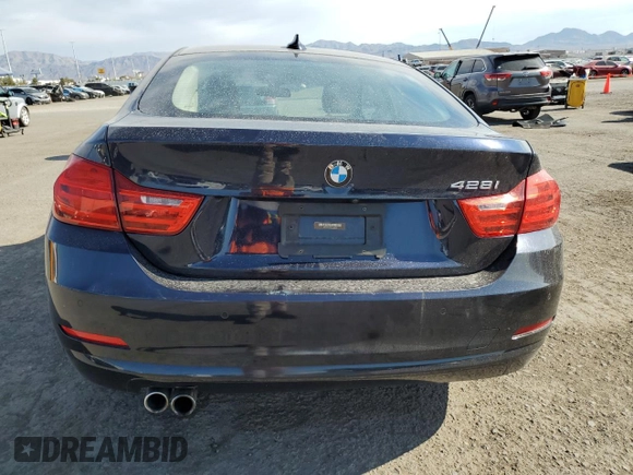 2015 BMW 4 Series 428i with VIN WBA4A5C58FD410238, listed as a Copart auction lot 64626494 with 72,263 mi miles and Salvage Title. Bid and sale history available at DreamBid. Image 6.