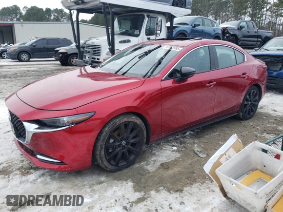 2023 Mazda 3 Premium Plus with VIN 3MZBPBEY8PM377694, listed as a Copart auction lot 41603985 with Not Provided miles and Salvage Title. Bid and sale history available at DreamBid. Image 1.