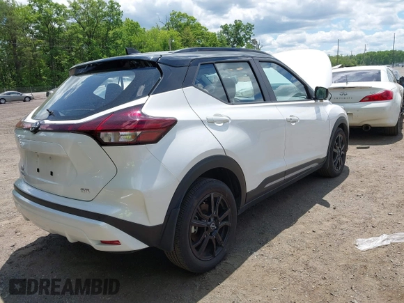 2023 Nissan Kicks SR with VIN 3N1CP5DV8PL567343, listed as a IAAI auction lot 42194015 with 28,369 mi miles and . Bid and sale history available at carsss.com. Image 4.