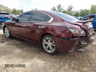 2012 Nissan Maxima 3.5 SV with VIN 1N4AA5AP9CC821049, listed as a IAAI auction lot 42110060 with 172,818 mi miles. Bid and sale history available at carsss.com. Image 3.