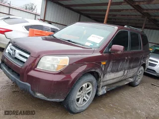 2007 Honda Pilot EX-L with VIN 2HKYF18767H538286, listed as a IAAI auction lot 41473762 with 239,429 mi miles. Bid and sale history available at carsss.com. Image 17.