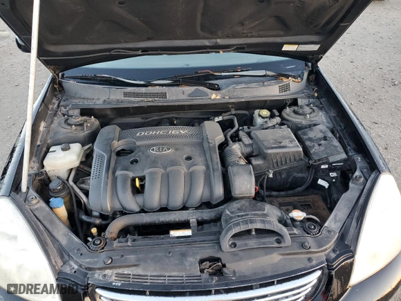 2007 Kia Optima LX with VIN KNAGE123475137191, listed as a Copart auction lot 83466394 with 0 mi miles and Clean Title. Bid and sale history available at carsss.com. Image 11.