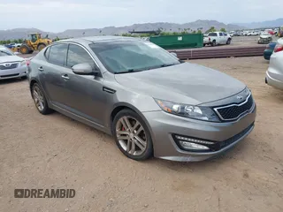 2013 Kia Optima SX with VIN 5XXGR4A6XDG151799, listed as a IAAI auction lot 42764035 with 189,983 mi miles and . Bid and sale history available at DreamBid. Image 1.