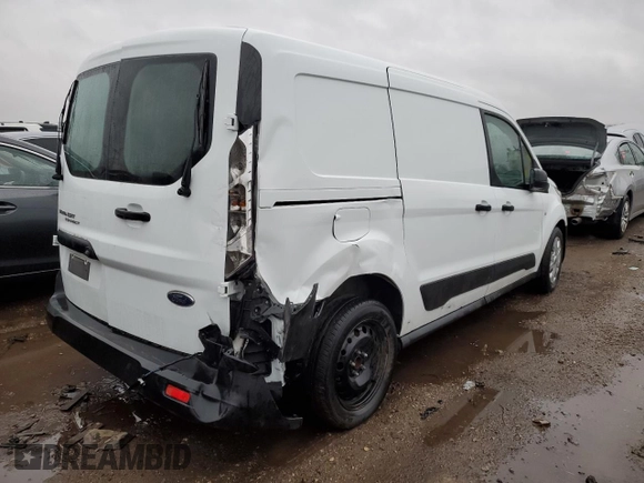 2023 Ford Transit Connect XL z VIN NM0LS7S2XP1549723, wystawiony jako Copart lot #51123595 z przebiegiem 53 632 mil mil oraz Czysty tytuł • Clean title. Historia ofert i sprzedaży dostępna na DreamBid. Obrazek 3.