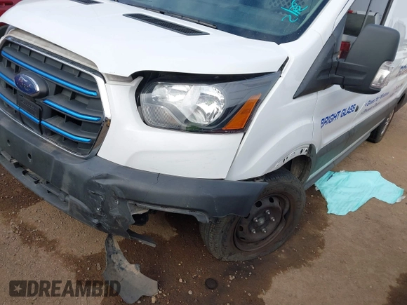 2022 Ford E-Transit Cargo z VIN 1FTBW3XK4NKA09599, wystawiony jako IAAI lot #41562551 z przebiegiem 58 035 mil mil oraz . Historia ofert i sprzedaży dostępna na DreamBid. Obrazek 19.
