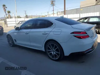 2023 Genesis G70 2.0T with VIN KMTG34TA7PU116513, listed as a Copart auction lot 78264654 with 18,776 mi miles and Salvage Title. Bid and sale history available at DreamBid. Image 2.
