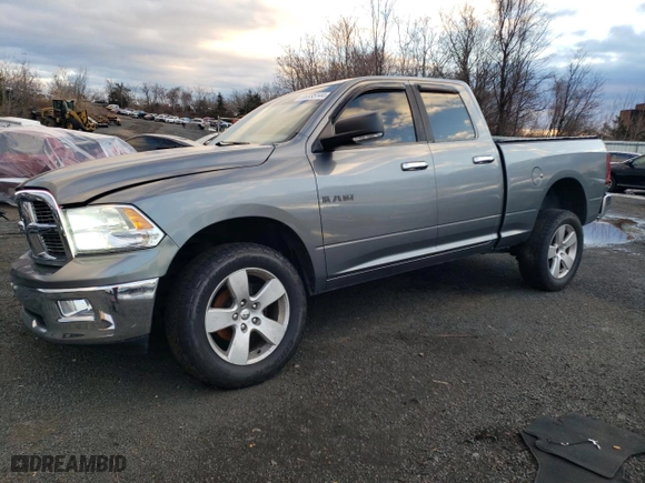 2010 Dodge Ram 1500 SLT with VIN 1D7RV1GP2AS184046, listed as a Copart auction lot 86335144 with 168,913 mi miles and Salvage Title. Bid and sale history available at carsss.com. Image 1.
