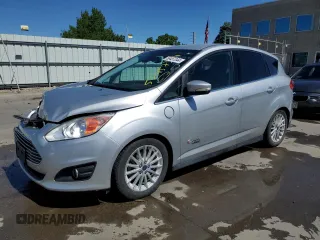 2015 Ford C-Max Energi SEL with VIN 1FADP5CU7FL118536, listed as a Copart auction lot 56457344 with 110,820 mi miles and Salvage Title. Bid and sale history available at carsss.com. Image 1.