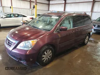 2010 Honda Odyssey EX z VIN 5FNRL3H42AB106024, wystawiony jako Copart lot #55467405 z przebiegiem 187 752 mil mil oraz Szkoda całkowita • Salvage title. Historia ofert i sprzedaży dostępna na DreamBid. Obrazek 1.