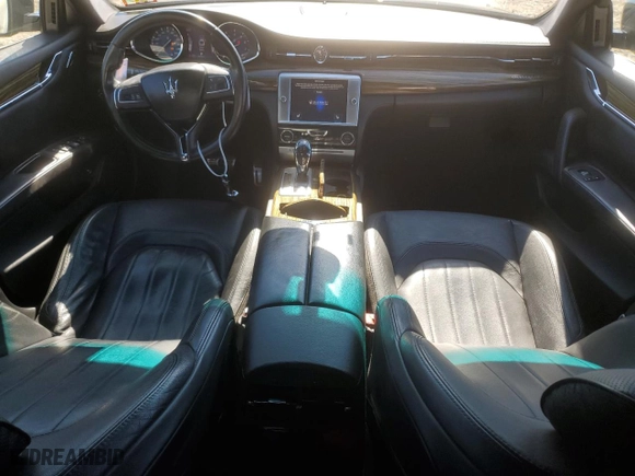 2014 Maserati Quattroporte S Q4 with VIN ZAM56RRA4E1110227, listed as a Copart auction lot 49080965 with 130,258 mi miles and Salvage Title. Bid and sale history available at carsss.com. Image 8.