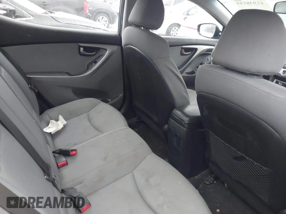 2012 Hyundai Elantra Limited with VIN KMHDH4AE0CU198325, listed as a IAAI auction lot 41938155 with 163,586 mi miles. Bid and sale history available at carsss.com. Image 8.