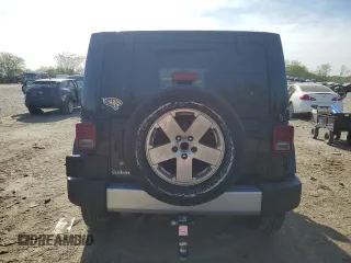 2013 Jeep Wrangler Unlimited Moab with VIN 1C4HJWEG9DL667663, listed as a Copart auction lot 53716105 with 184,885 mi miles and Salvage title. Bid and sale history available at DreamBid. Image 6.
