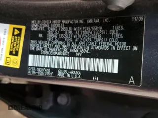 2010 Toyota Highlander Sport z VIN 5TDEK3EH9AS004076, wystawiony jako Copart lot #56368405 z przebiegiem 141 413 mil mil oraz Szkoda całkowita • Salvage title. Historia ofert i sprzedaży dostępna na DreamBid. Obrazek 13.