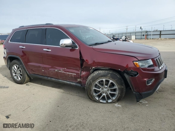 2016 Jeep Grand Cherokee Limited 75th Anniversary with VIN 1C4RJFBG0GC381956, listed as a Copart auction lot 43836275 with 98,504 mi miles and Salvage Title. Bid and sale history available at carsss.com. Image 4.
