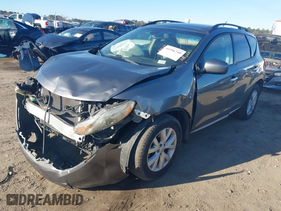 2013 Nissan Murano LE with VIN JN8AZ1MU7DW213516, listed as a IAAI auction lot 41596749 with 171,073 mi miles and . Bid and sale history available at carsss.com. Image 18.