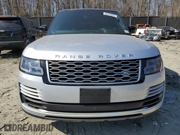 2018 Land Rover Range Rover HSE z VIN SALGS2SV2JA395199, wystawiony jako Copart lot #46659895 z przebiegiem 135 665 mil mil oraz Czysty tytuł • Clean title. Historia ofert i sprzedaży dostępna na DreamBid. Obrazek 5.