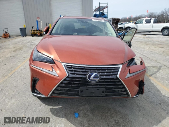2021 Lexus NX 300h with VIN JTJGJRDZ9M2157039, listed as a Copart auction lot 49714395 with 63,847 mi miles and Salvage Title. Bid and sale history available at DreamBid. Image 5.