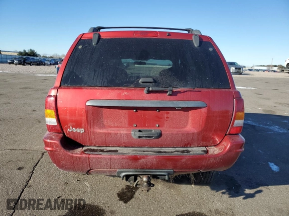 2004 Jeep Grand Cherokee with VIN 1J8GW48NX4C278910, listed as a Copart auction lot 48586485 with 159,923 mi miles and Non repairable. Bid and sale history available at DreamBid. Image 6.