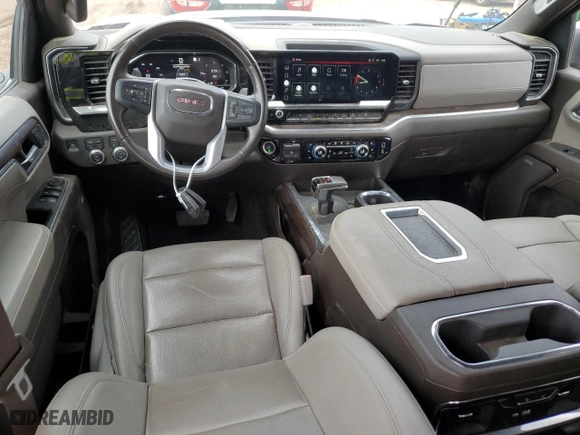2022 GMC Sierra 1500 SLT with VIN 3GTUUDET4NG618909, listed as a Copart auction lot 67024034 with 26,389 mi miles and Salvage Title. Bid and sale history available at carsss.com. Image 8.