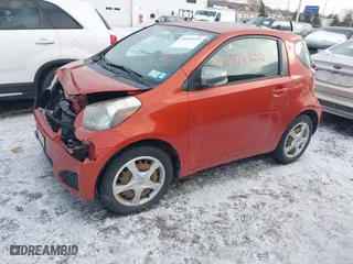 2012 Scion iQ with VIN JTNJJXB08CJ013774, listed as a IAAI auction lot 41418722 with 116,237 mi miles. Bid and sale history available at carsss.com. Image 2.