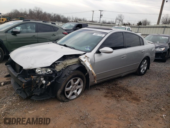 2005 Nissan Altima 2.5 with VIN 1N4AL11D95C132138, listed as a Copart auction lot 46831445 with 107,073 mi miles and Salvage Title. Bid and sale history available at carsss.com. Image 1.