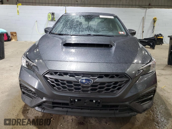 2024 Subaru WRX with VIN JF1VBAB6XR9807163, listed as a Copart auction lot 77442724 with 326 mi miles and Salvage Title. Bid and sale history available at carsss.com. Image 5.