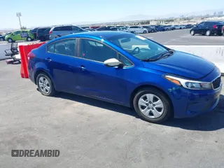 2017 Kia Forte LX with VIN 3KPFK4A77HE137768, listed as a IAAI auction lot 42019109 with 88,324 mi miles. Bid and sale history available at carsss.com. Image 1.