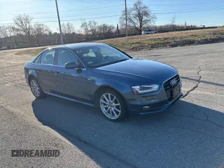 2015 Audi A4 Premium Plus with VIN WAUFFAFL6FN025221, listed as a Copart auction lot 52960335 with 179,078 mi miles and Clean Title. Bid and sale history available at carsss.com. Image 1.
