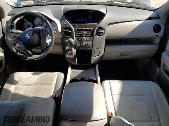 2014 Honda Pilot LX with VIN 5FNYF4H26EB002150, listed as a Copart auction lot 53371535 with 114,428 mi miles and Salvage Title. Bid and sale history available at DreamBid. Image 8.