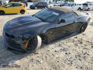 2019 Chevrolet Camaro 2SS with VIN 1G1FH3D72K0126254, listed as a Copart auction lot 89075055 with 65,280 mi miles and Salvage Title. Bid and sale history available at carsss.com. Image 1.