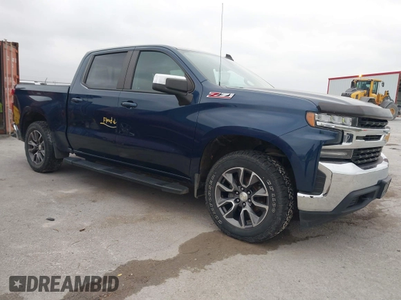2019 Chevrolet Silverado 1500 LT with VIN 3GCUYDED0KG134986, listed as a IAAI auction lot 40829041 with Not Provided miles. Bid and sale history available at carsss.com. Image 1.
