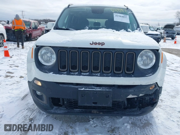 2016 Jeep Renegade Latitude with VIN ZACCJBBT9GPD73507, listed as a IAAI auction lot 41504897 with 108,331 mi miles. Bid and sale history available at carsss.com. Image 12.