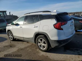 2020 GMC Terrain SLE with VIN 3GKALMEV8LL109289, listed as a Copart auction lot 46457925 with 91,511 mi miles and Salvage Title. Bid and sale history available at DreamBid. Image 2.