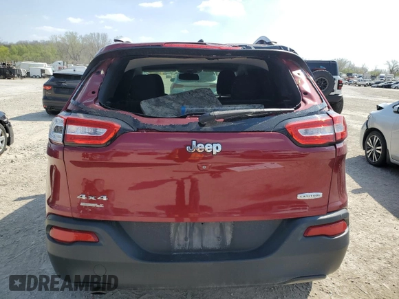 2014 Jeep Cherokee Altitude with VIN 1C4PJMCB0EW230724, listed as a Copart auction lot 49576945 with 133,392 mi miles and Salvage Title. Bid and sale history available at carsss.com. Image 6.