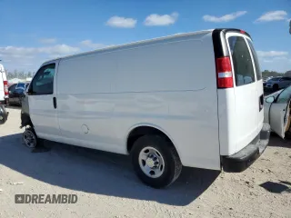 2021 Chevrolet Express Cargo with VIN 1GCWGAF73M1242040, listed as a Copart auction lot 41589245 with 41,195 mi miles and Salvage title. Bid and sale history available at DreamBid. Image 2.